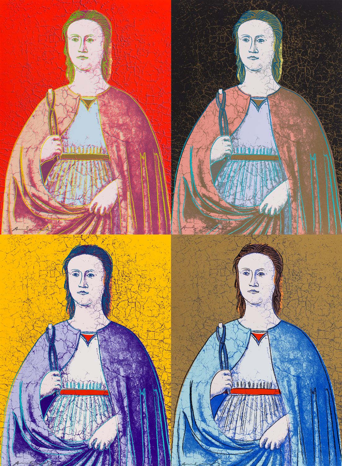 DESA Unicum / Andy Warhol Portfolio Saint Apolonia 1984 est. 400000-500000