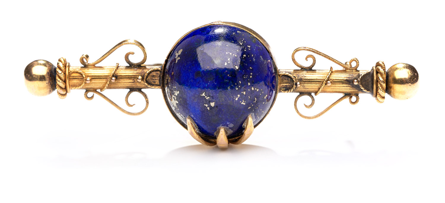 DESA Unicum / Brosza z lapis lazuli pocz. XX w. est. 3500-5000 zł