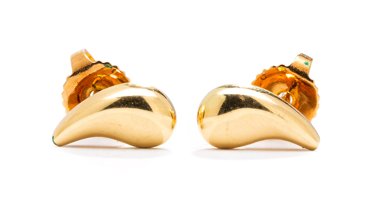 Materiały DESA Unicum. Kolczyki 'Teardrop', proj. Elsa Peretti, Tiffany&Co. - 2 poł. XX w