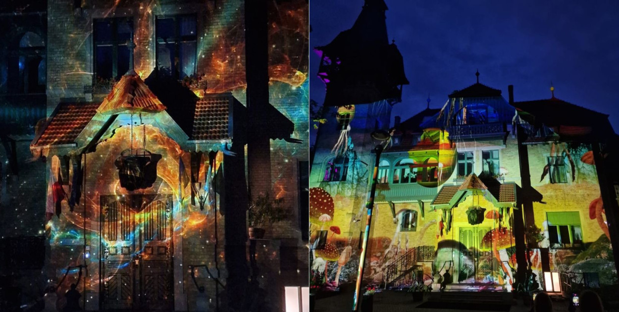 Mapping na budynku Goyki 3 Art Inkubatora w Sopocie. Fot. esopot.pl
