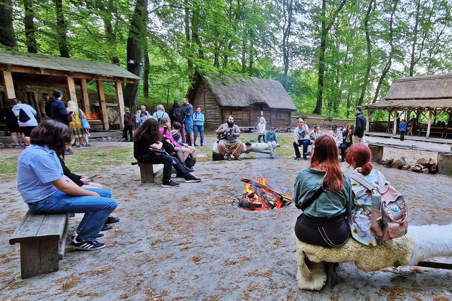 Ognisko na majdanie Grodziska w Sopocie. Fot. Fot. Muzeum Archeologiczne w Gdańsku - Grodzisko w Sopocie.
