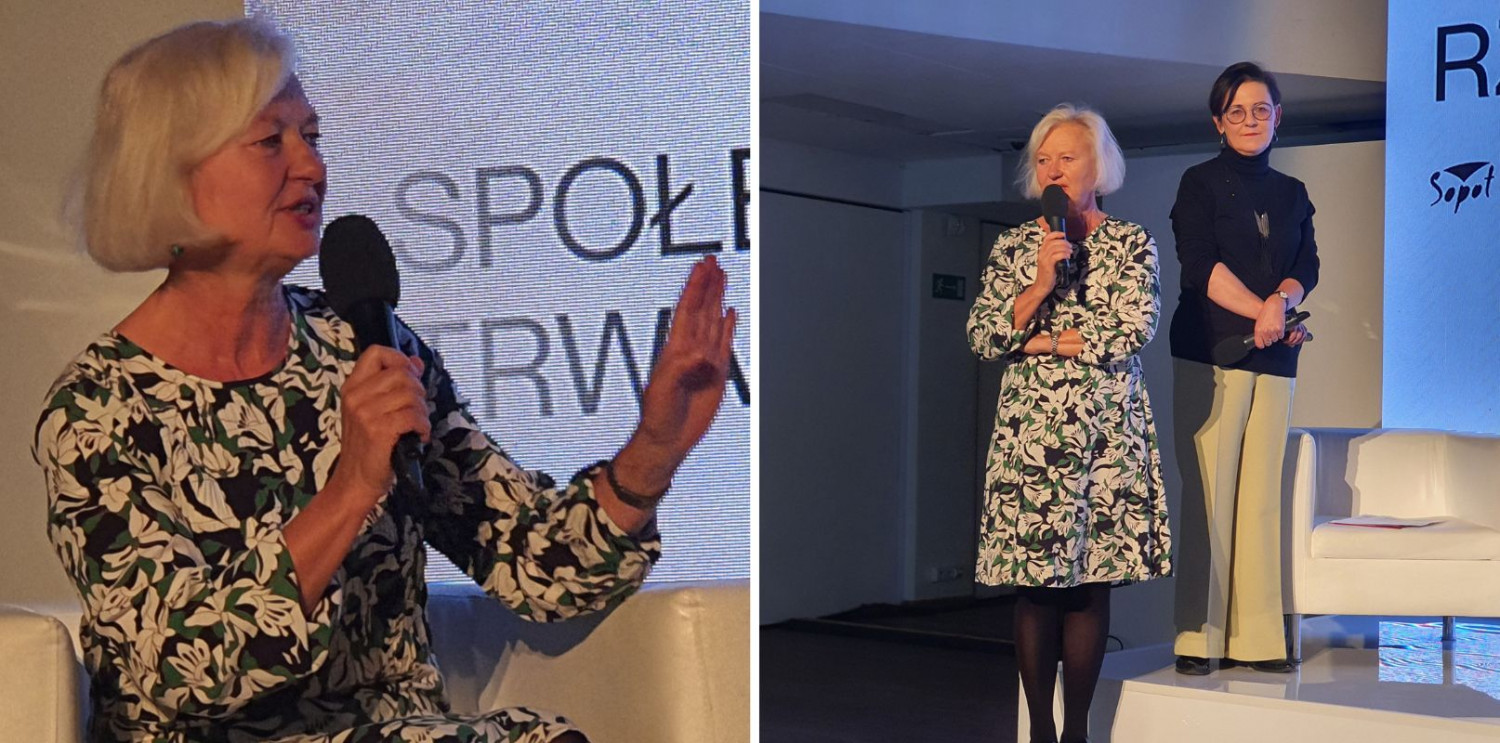 Podczas czwartkowego śniadania prasowego Eulalia Domanowska, Dyrektorka Państwowej Galerii Sztuki w Sopocie, oraz Magdalena Kąkolewska, Prezeska Fundacji Artystyczna Podróż Hestii, opowiadały o założeniach konkursu.