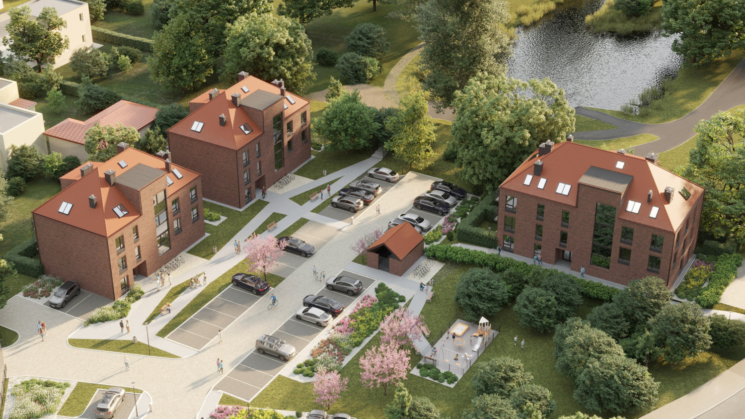 Poglądowa wizualizacja budynków komunalnych, które powstaną przy ul. Reja w Sopocie (materiały UMS)