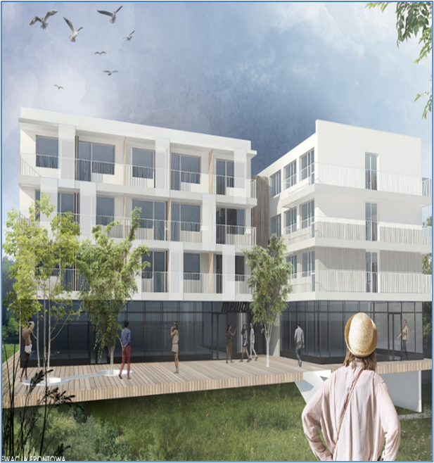 Dom Studencki nr 9 w Sopocie - wizualizacja: TATAMI ARCHITEKCI. Materiały prasowe Uniwersytetu Gdańskiego Dom Studencki nr 9 w Sopocie - wizualizacja: TATAMI ARCHITEKCI. Materiały prasowe Uniwersytetu Gdańskiego