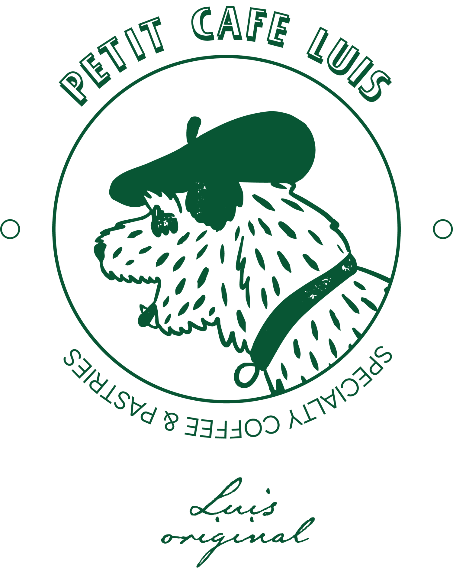 Logo Petit Cafe Luis. Materiały prasowe