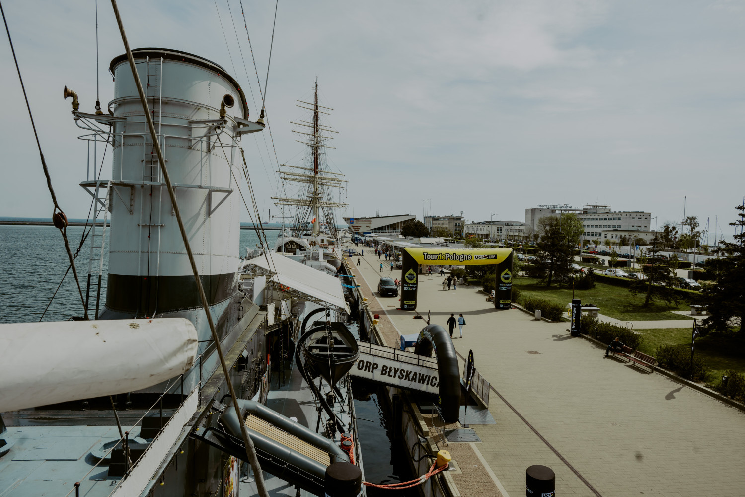ORP Błyskawica. Konferencja prasowa Tour de Pologne UCI WorldTour. Fot. materiały prasowe