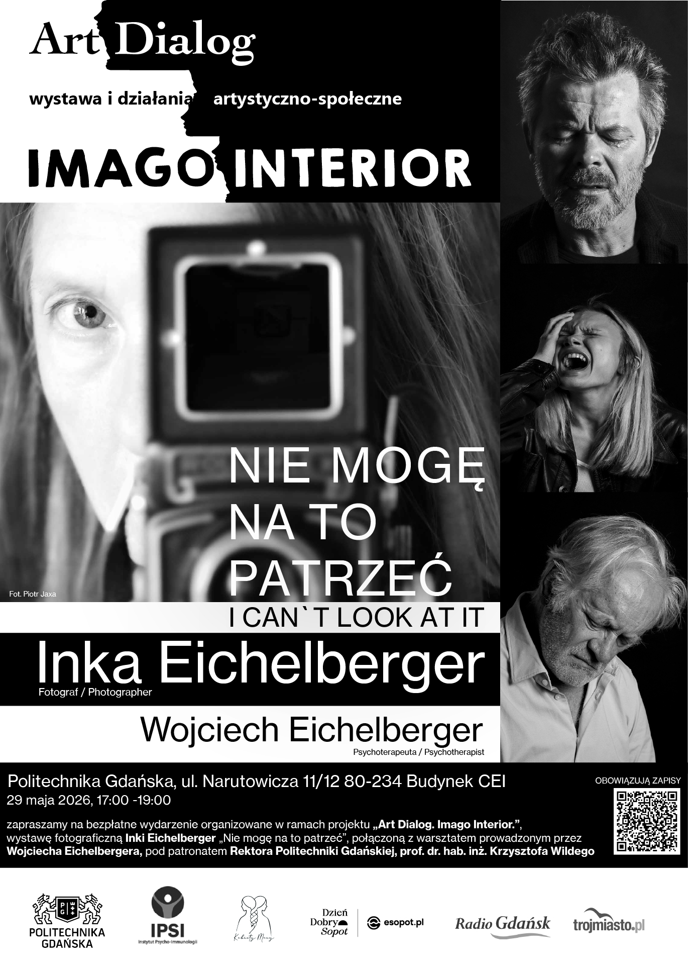 Plakat promujący wystawę. Materiały prasowe.