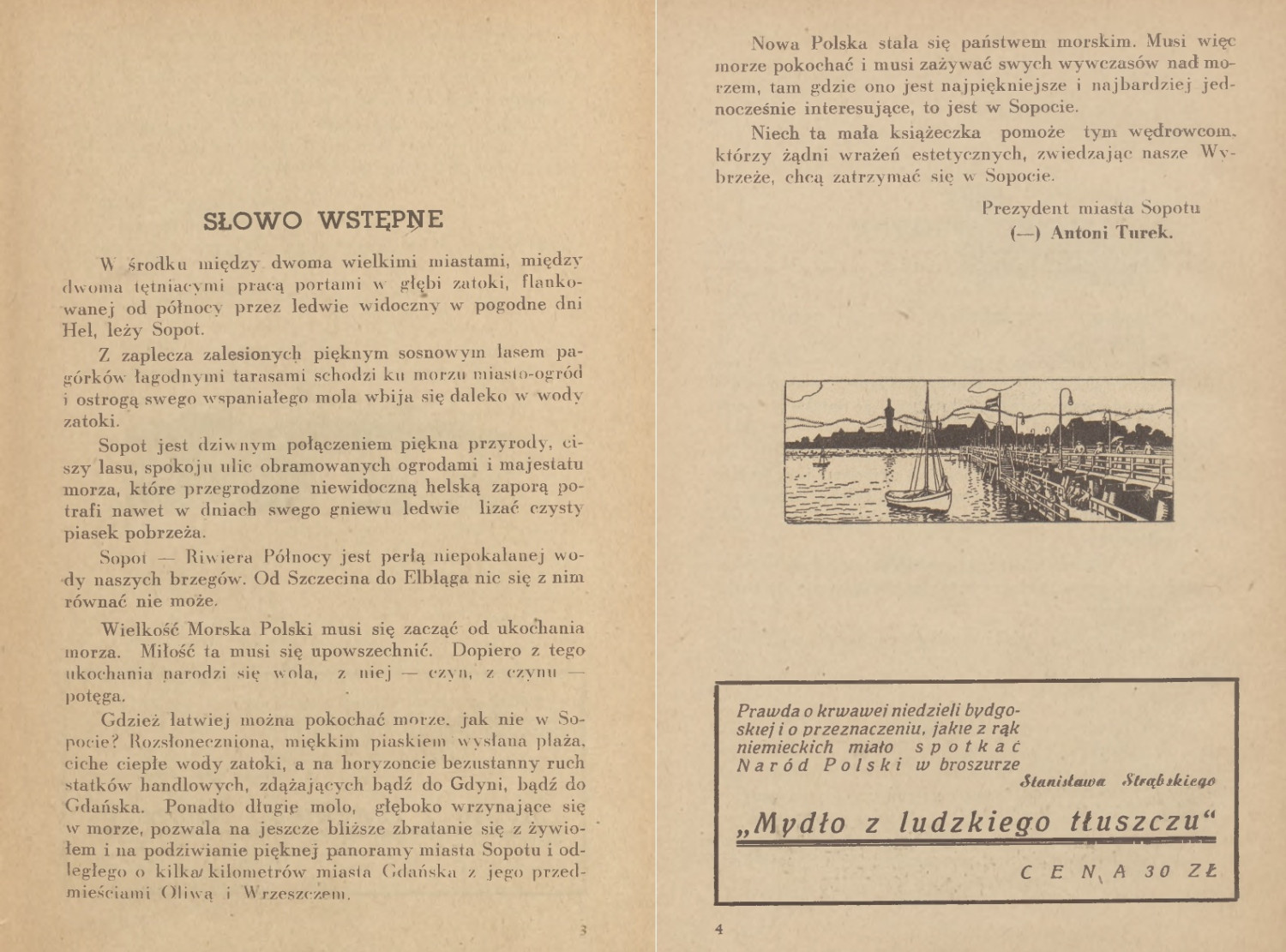 Strąbski S., Przewodnik po Sopocie, Zarząd Miejski M. Sopotu, Sopot 1946.