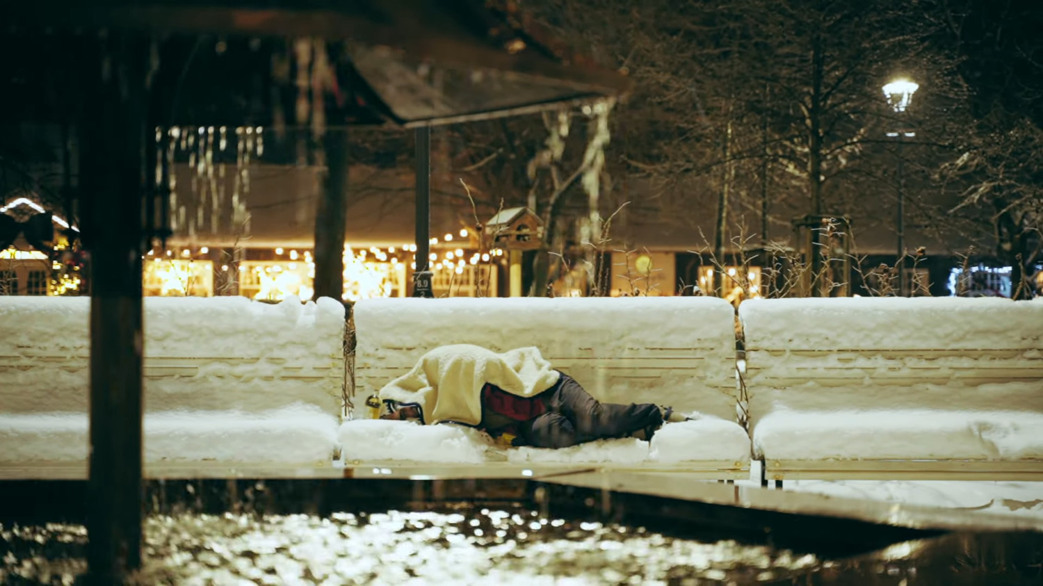 Kadr z filmu Hipotermia w środowisku zimnego powietrza / YouTube