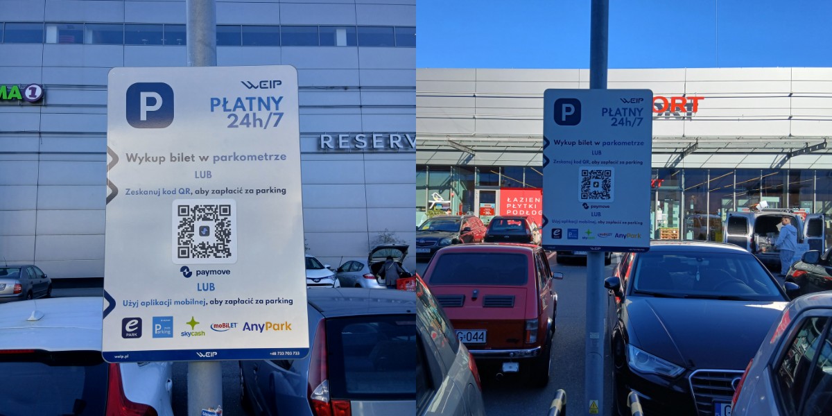 Galeria Morena parking Weip operator