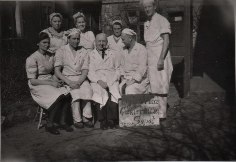 Wytwórnia cukiernicza - Kazimierz Rydelek, Sopot 1947 r. Źródło: zbiory Muzeum Sopotu.