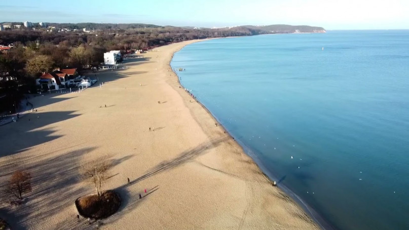 Trójmiasto z drona - piękny styczniowy Sopot 2022